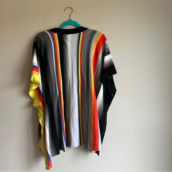 Cabi Striped Colorful Shawl Cardigan Cotton XS/S - Picture 6 of 6